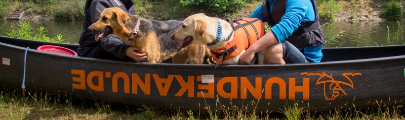 Whatever floats your boat oder unterwegs mit dem Hundekanu