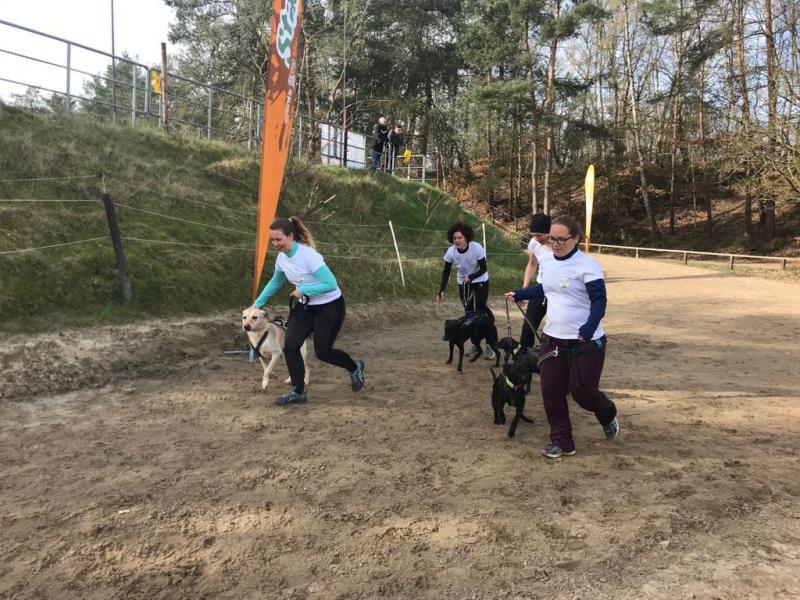 Handicap Hounds-Team beim Start Camp Canis